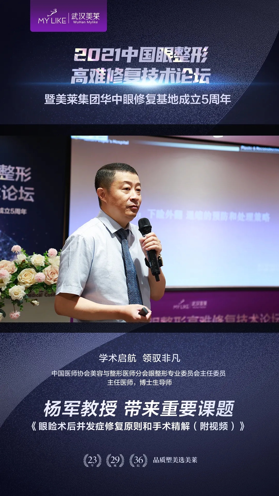 武汉美莱美容医院2021中国眼整形高难度修复技术论坛