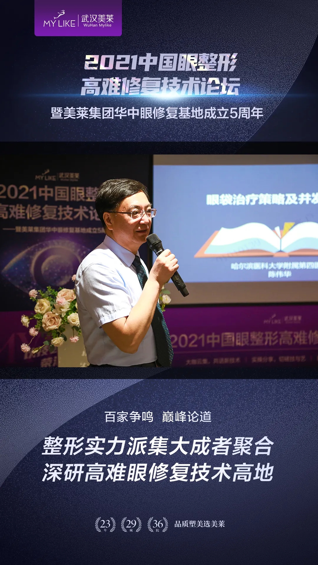 武汉美莱美容医院2021中国眼整形高难度修复技术论坛